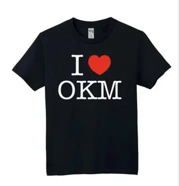 I OKM 블랙 티셔츠
