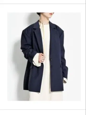 [ CITYSHOP ] 네이비 오버사이즈 자켓