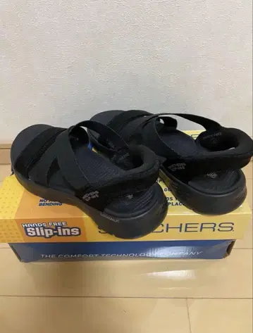 SKECHERS Slip-Ins 샌들 블랙 23cm 141489