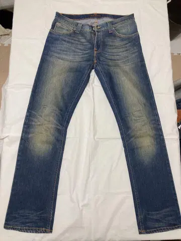 Nudie Jeans Co. 스트레이트 데님 인디고