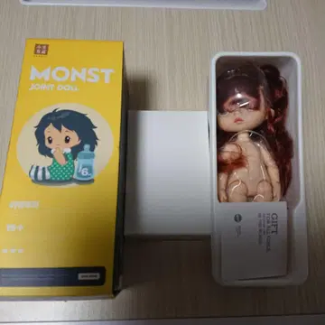 미사용 몬스토돌 작은 곰 인형 상자 의류 포함