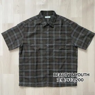 BEAUTY&YOUTH 체크 셔츠 (M 사이즈)