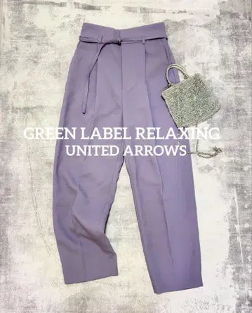 [새상품급] green label relaxing 벨티드 테이퍼드 팬츠