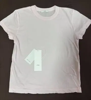 시착만 ATON 티셔츠 FRESCA SINGLE JERSEY 핑크