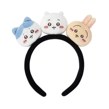 치이카와 파크 머리띠 치이카와 하치와레 토끼 얼굴