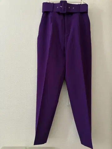 [새상품급] ZARA 테이퍼드 팬츠 퍼플
