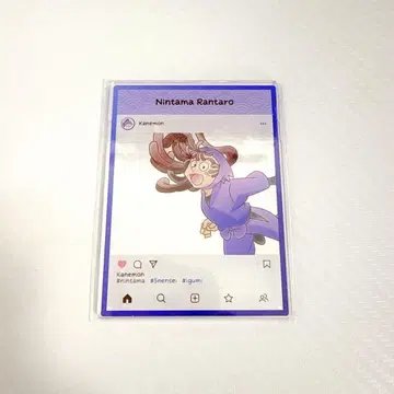 오하마 칸에몽 닌타마 란타로 아크릴 트레이딩 카드 플레이트