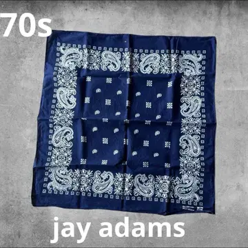 70년대 반다나 Navy USA 제 Jay Adams