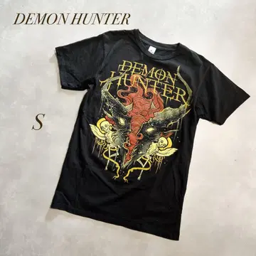 DEMON HUNTER / 밴드 블랙 티셔츠 S 레어