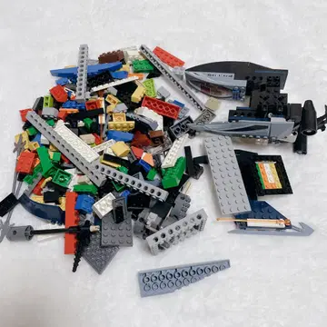 [LEGO] 보트 모델 다색 블록 비행기