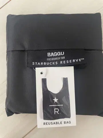 BAGGU STARBUCKS RESERVE 블랙 에코백