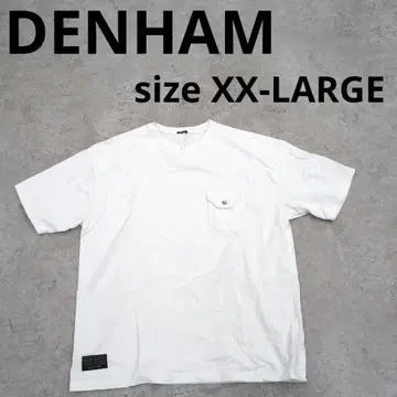 243 DENHAM 화이트 티셔츠 XX-LARGE