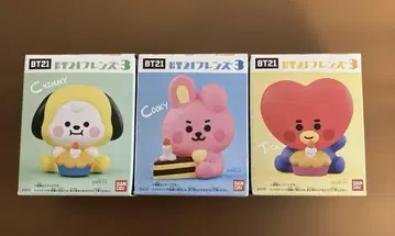 BT21 프렌즈 3 소프트 비닐 인형
