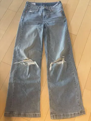 GAP LOW RISE STRIDE 데님 라이트블루 24/00
