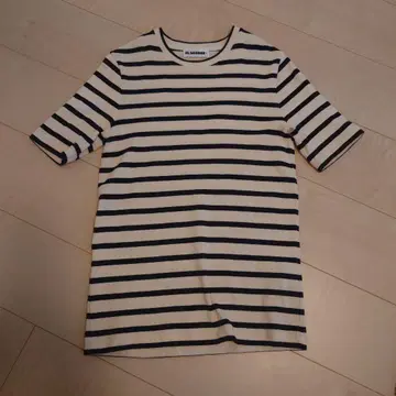 JIL SANDER+ 스트라이프 반팔 티셔츠