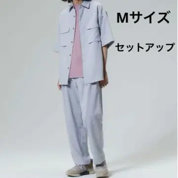 WYM LIDNM PE W POCKET SHIRT SET UP M 사이즈
