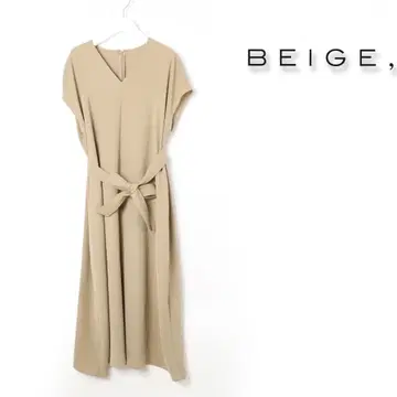 354 새상품 BEIGE 베이 지역 VIRGILE 롱 원피스 4
