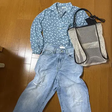 구제 얇은 블라우스