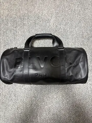 BLVCK PARIS 블랙 가죽 더플백