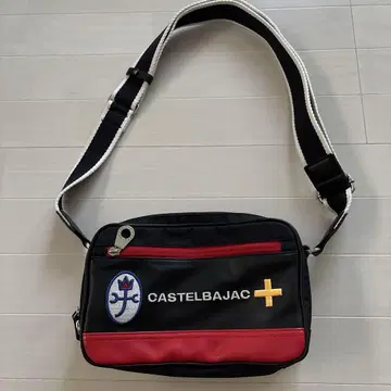 CASTELBAJAC 숄더백 블랙/빨간색 카스텔바작
