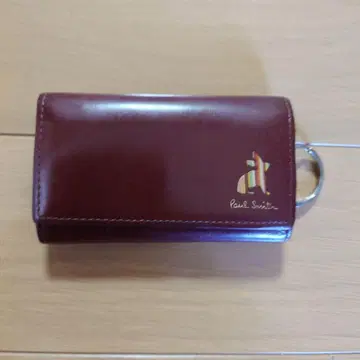Paul Smith 버건디 가죽 키케이스