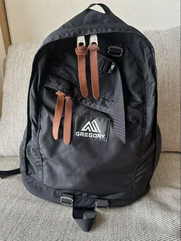 GREGORY 블랙 백팩
