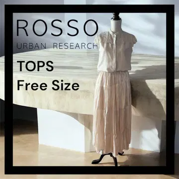 ROSSO 레이스 화이트 T셔츠 Free Size