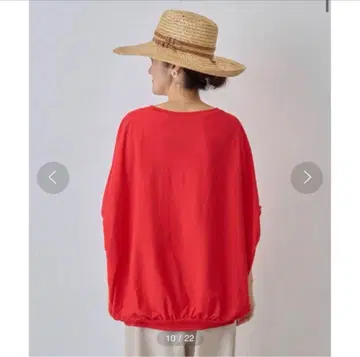 미사용에 가까운 비어즐리 쉬폰 천축 개더 풀오버