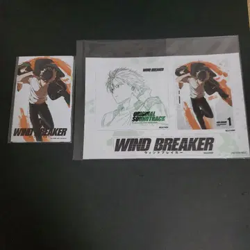 WIND BREAKER DVD 연동 특전 스티커 카드 사쿠라 하루카