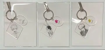 카모노하시 론의 금단 추리 클리어 베이스 키링 마이로 알리사 나이트