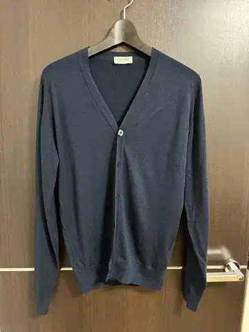 JOHN SMEDLEY 네이비 가디건 M