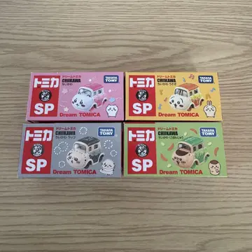 토미카 Dream TOMICA 치이카와 (먼작귀) 콜라보 4세트