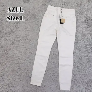 새상품 AZUL by MOUSSY 하이웨스트 스키니 데님 팬츠