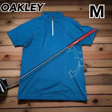 [새상품급] OAKLEY 오클리 반팔 하프 지퍼 풀오버 M 사이즈