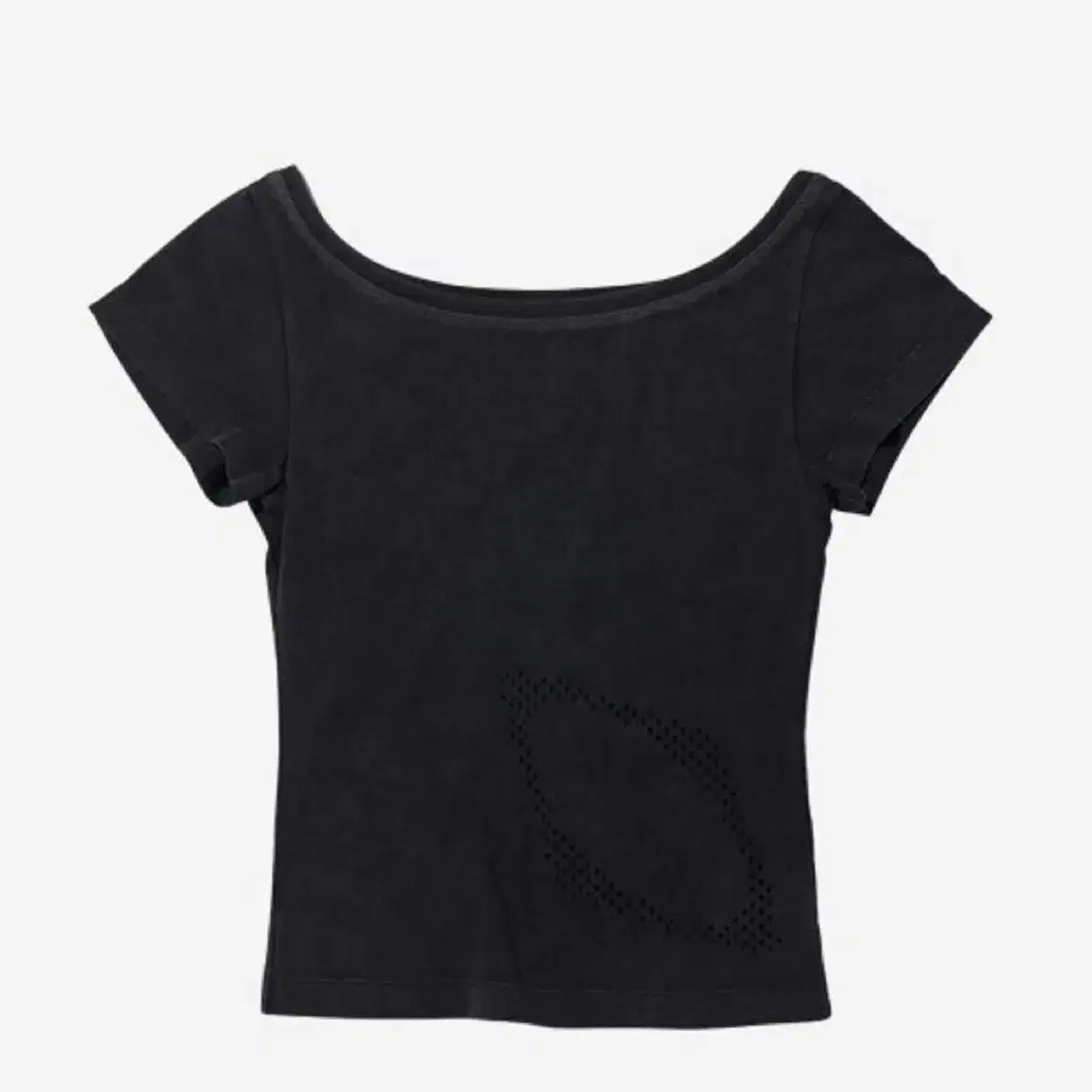 ★MISCHIEF★ BLEACHED WIDE NECK T-SHIRT 3COLORS MISCHIEF | 미스치프 Mischief Bleached Wide Neck T-Shirt on