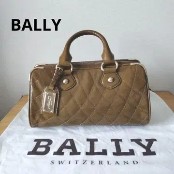 BALLY 발리 커피 브라운 퀼팅 핸드백