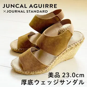 새상품급 저널 스탠다드 JUNCAL AGUIRRE 웨지 샌들 23