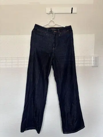 BANANA REPUBLIC 하이 라이즈 와이드 레그 데님