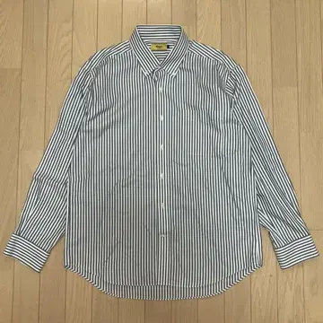 Kent in Tradition 브로드 스트라이프 버튼 다운 셔츠 LL
