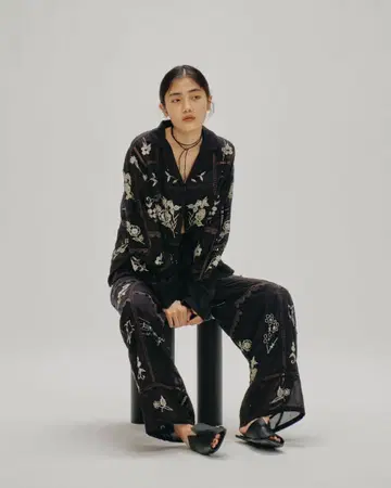 todayful Embroidery Patchwork Shirts