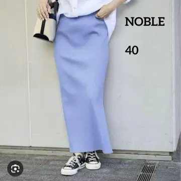 인기 Noble 골지 타이트 스커트 40