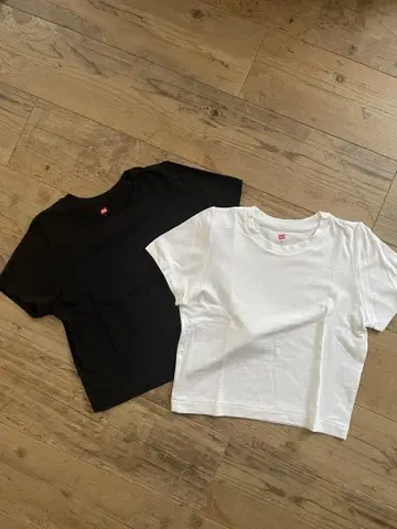 Hanes BIOTOP 반팔 T셔츠 2매 세트