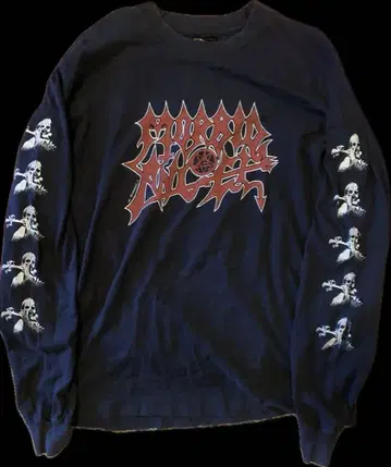 90년대 MORBID ANGEL 빈티지 롱티 데스메탈 락티