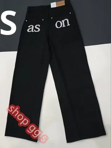 미사용 as'on 블랙 ason 블랙 팬츠 S 사이즈