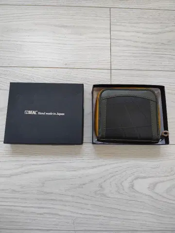 SEAL 일본제 반지갑 블랙/그린