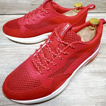 SKECHERS 스케쳐스 스니커즈 메쉬 레드 빨간색 24.0cm