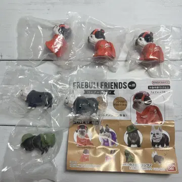 FRE BULL FRIENDS vol.01 피규어 6개 세트