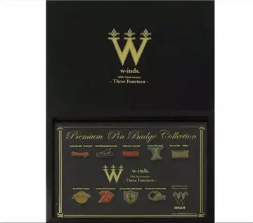 w-inds. 10주년 기념 투어 로고 핀배치 컬렉션