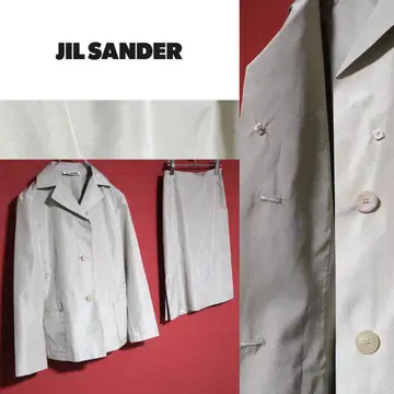 [최고급/새상품급] JIL SANDER 실크 100% 광택 디자인 셋업