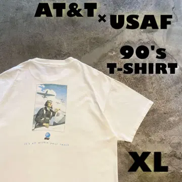 90's AT&T USAF 50주년 기념 기업 티셔츠